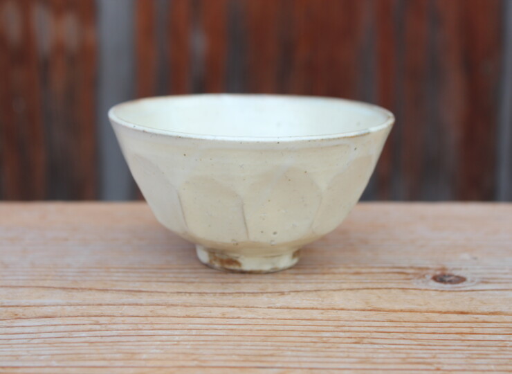 粉引面取飯碗Ｃ