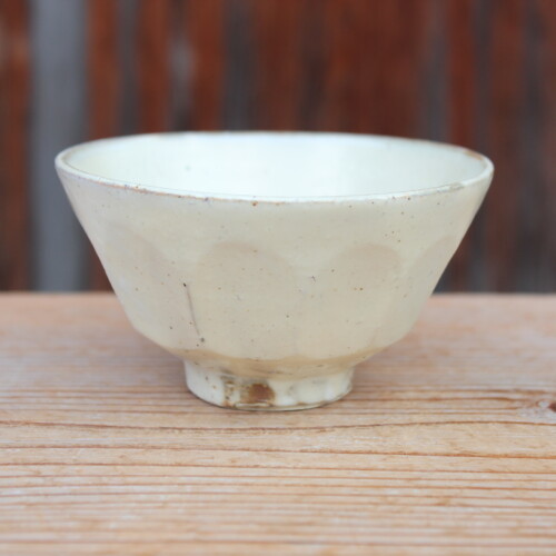 粉引面取飯碗Ｄ