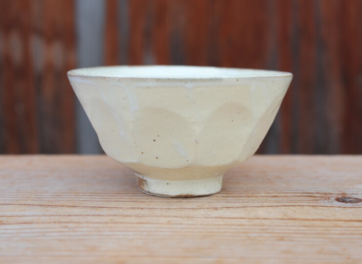 粉引面取飯碗Ｄ