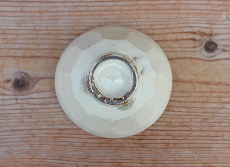 粉引面取飯碗Ｆ