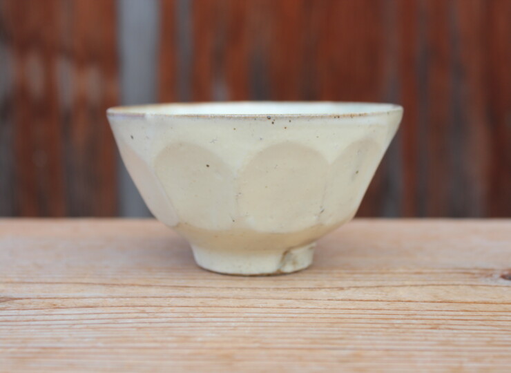 粉引面取飯碗Ｇ