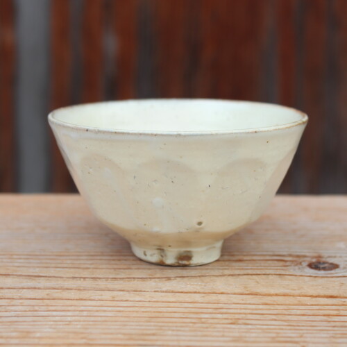 粉引面取飯碗Ｊ