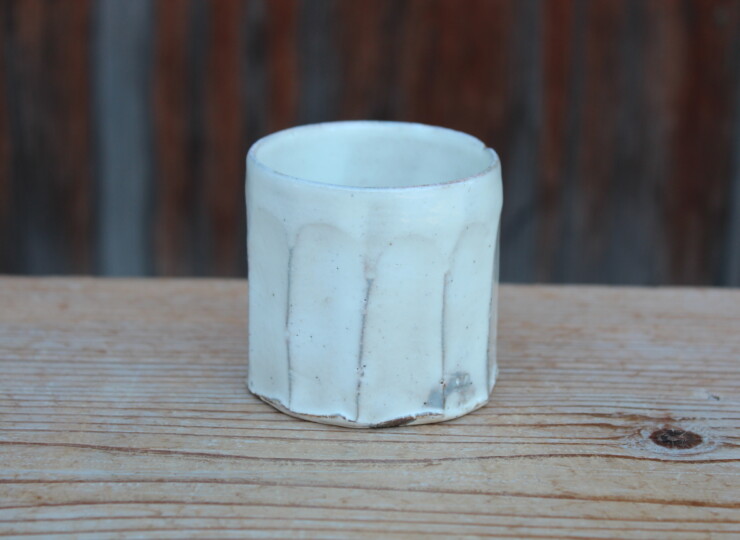 粉引面取湯呑Ｎ