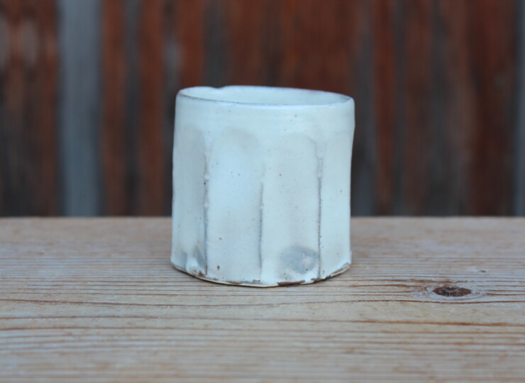 粉引面取湯呑Ｎ