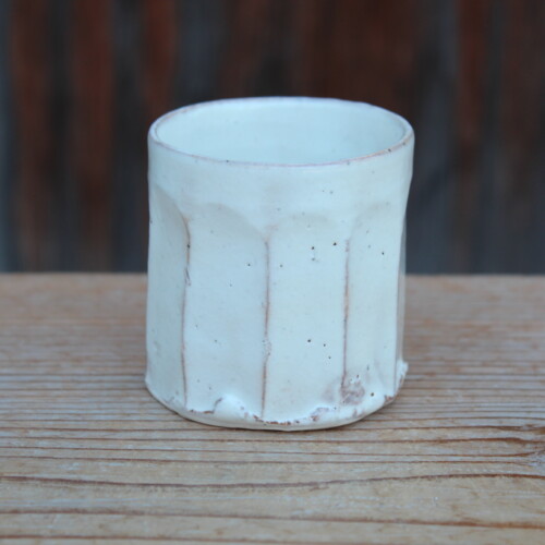 粉引面取湯呑Ｒ