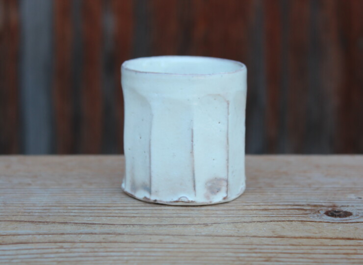 粉引面取湯呑Ｒ