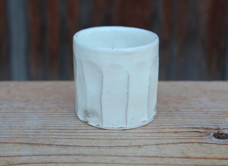 粉引面取湯呑Ｓ