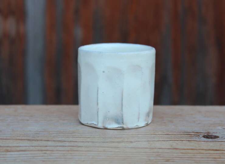 粉引面取湯呑Ｓ