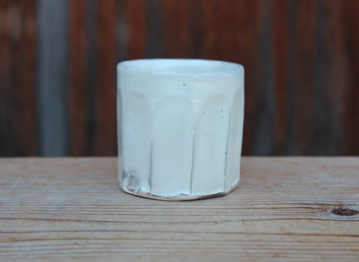 粉引面取湯呑Ｓ