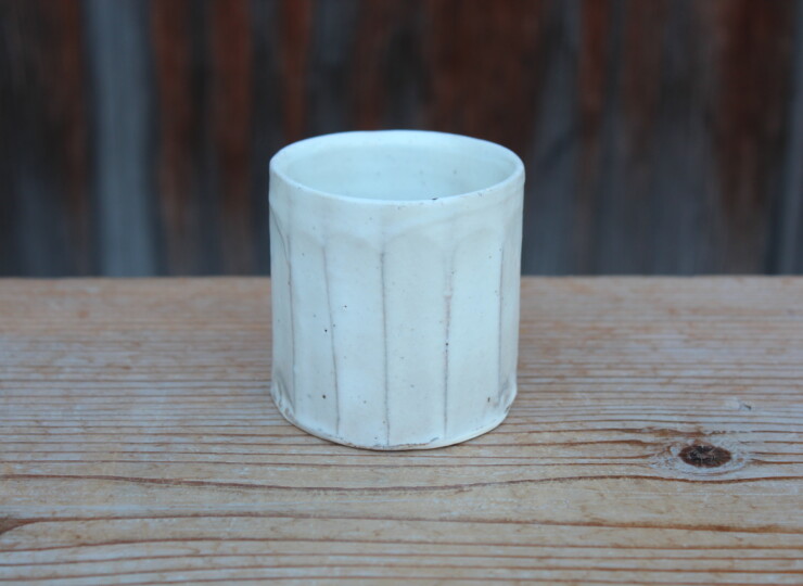 粉引面取湯呑Ｔ