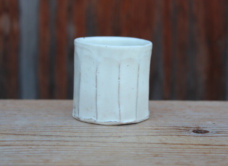 粉引面取湯呑Ｔ