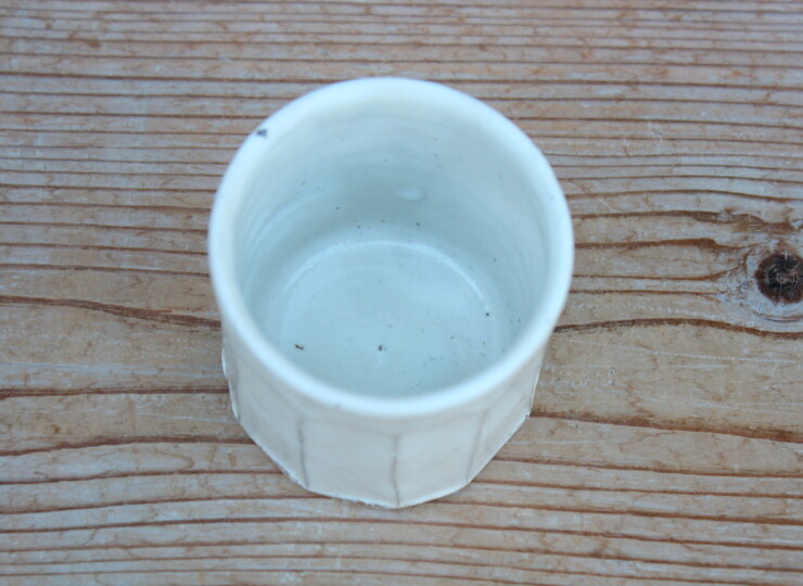 粉引面取湯呑Ｔ