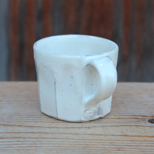 粉引面取マグカップＨ