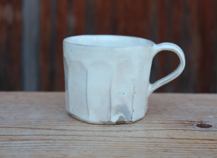 粉引面取マグカップＩ