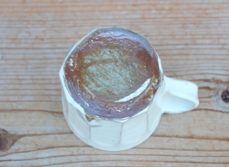 粉引面取マグカップＩ