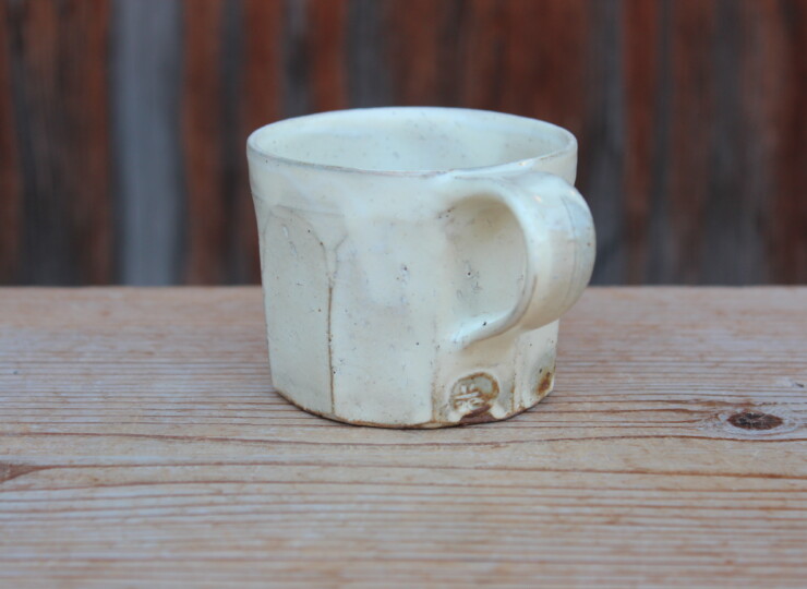 粉引面取マグカップＫ