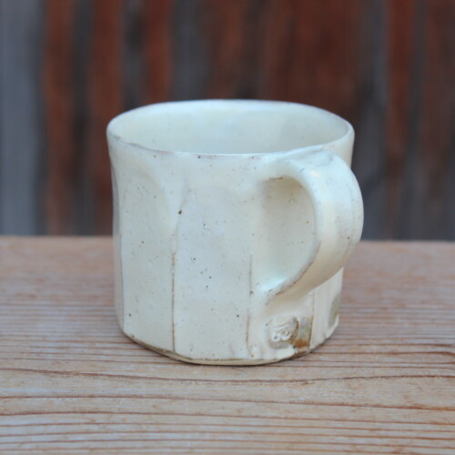 粉引面取マグカップＰ