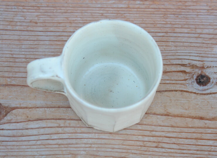 粉引面取マグカップＰ