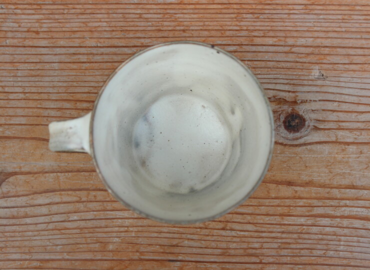 粉引面取マグカップＫ