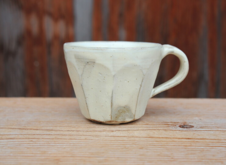 粉引面取マグカップＮ