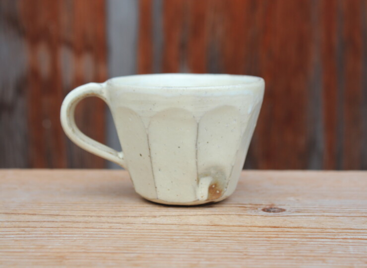 粉引面取マグカップＮ