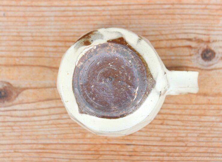 粉引面取マグカップＯ