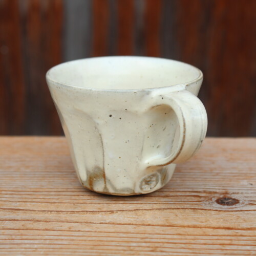 粉引面取マグカップＰ