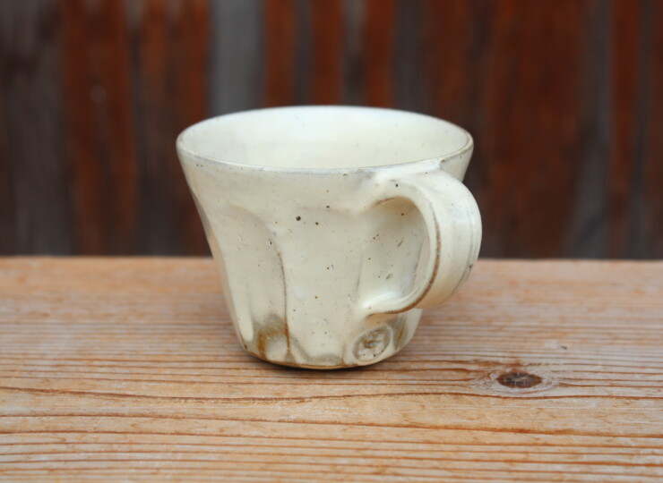 粉引面取マグカップＰ