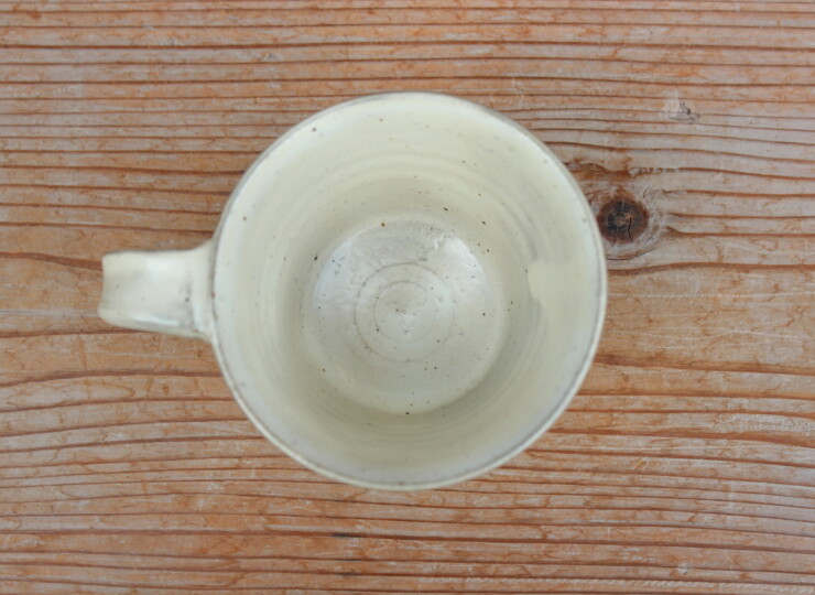 粉引面取マグカップＰ