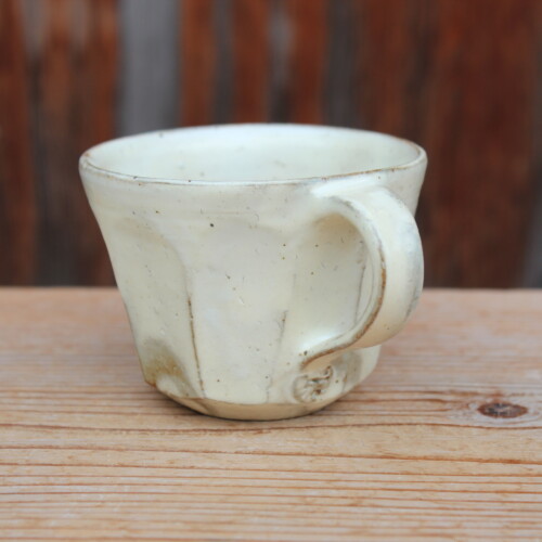 粉引面取マグカップＱ