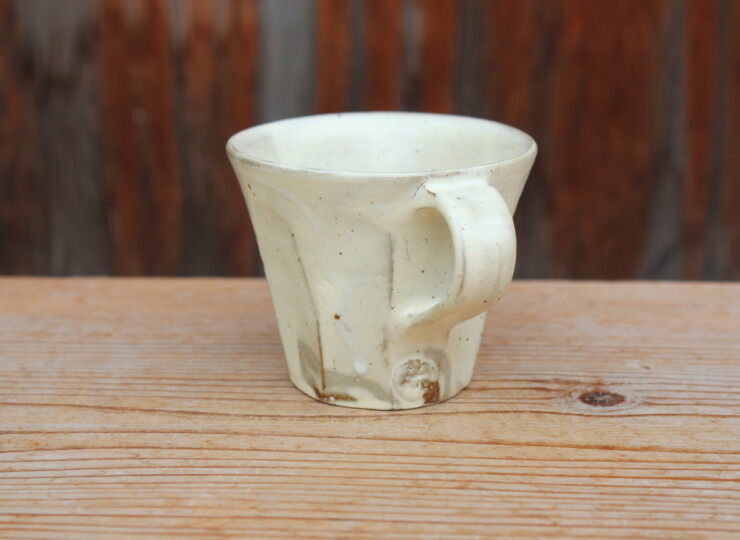 粉引面取マグカップＲ