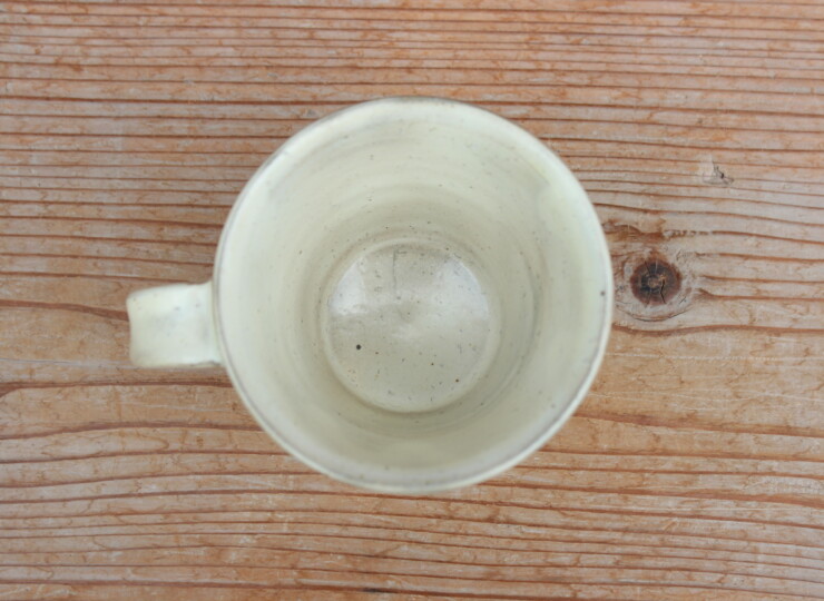 粉引面取マグカップＲ