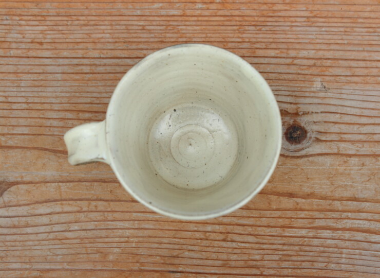 粉引面取マグカップＳ