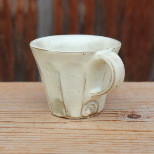 粉引面取マグカップＴ