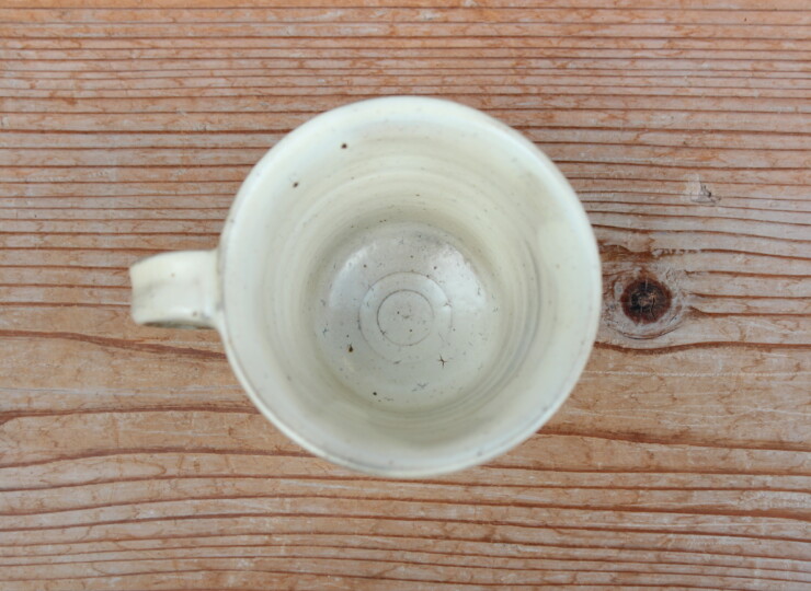 粉引面取マグカップＴ