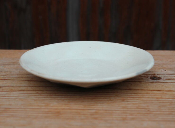 粉引面取平鉢Ｊ