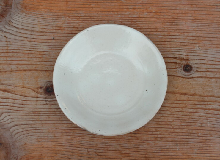 粉引面取平鉢Ｊ