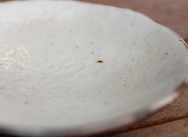 粉引石目小皿Ａ