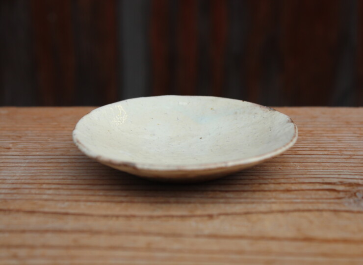 粉引石目小皿Ｂ