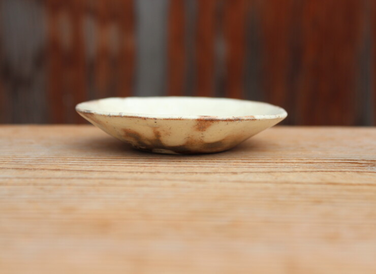 粉引石目小皿Ｂ