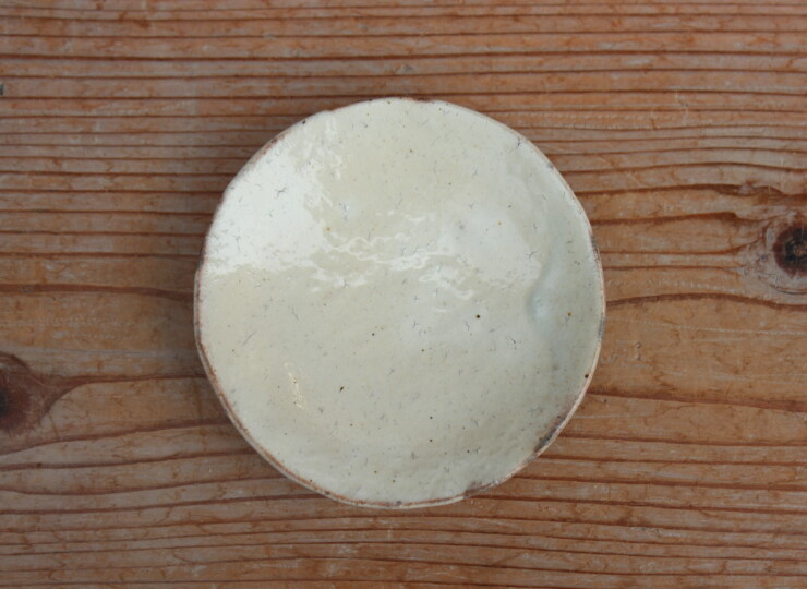 粉引石目小皿Ｂ