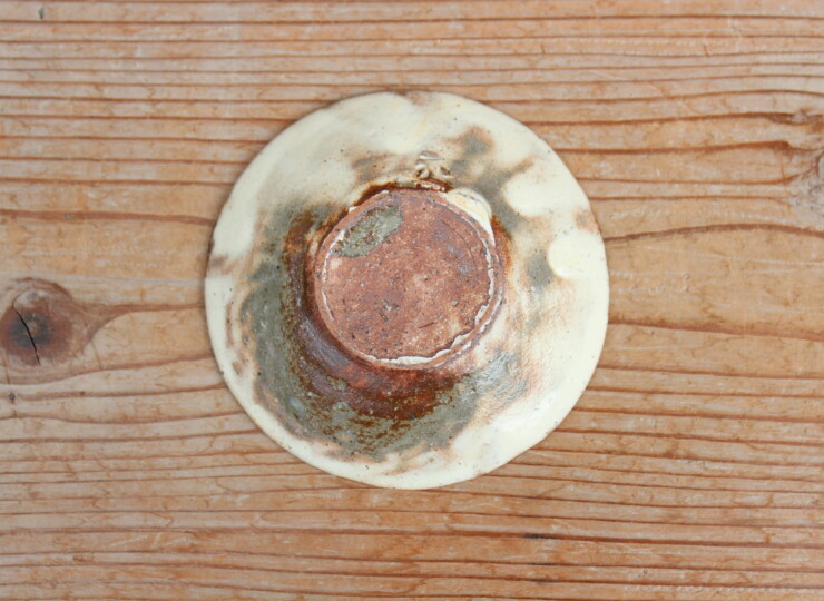 粉引石目小皿Ｂ