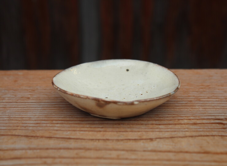 粉引石目小皿Ｃ