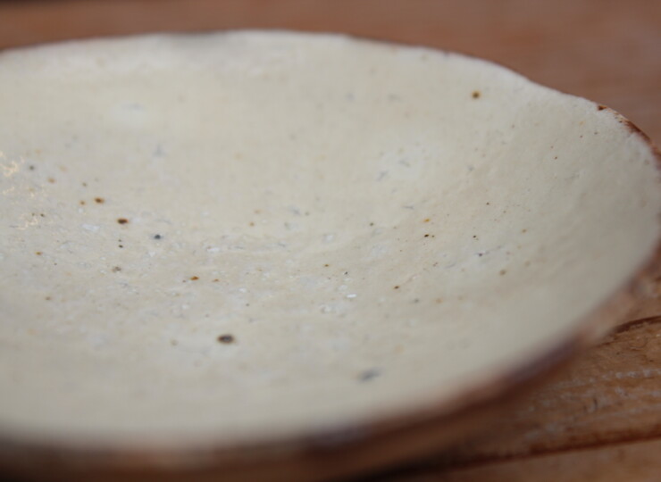 粉引石目小皿Ｃ