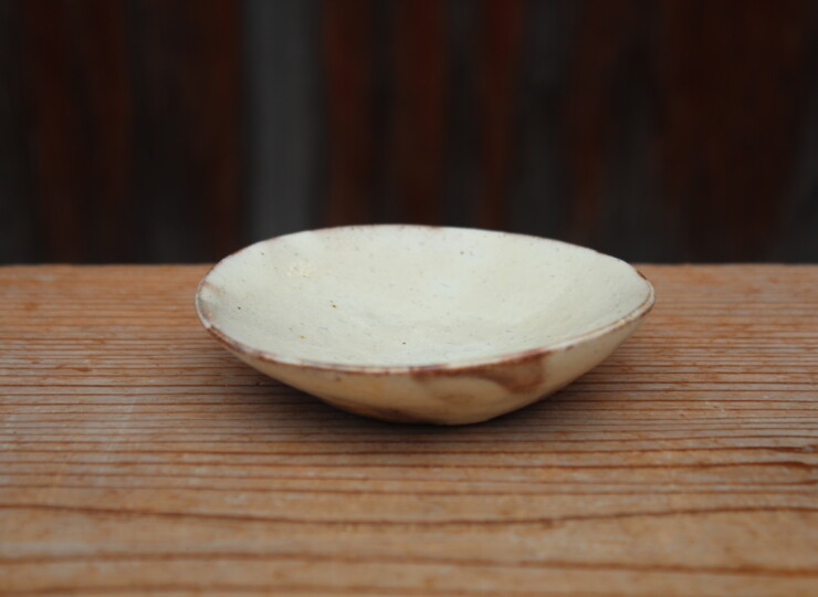 粉引石目小皿Ｄ