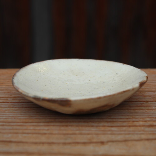 粉引石目小皿Ｅ