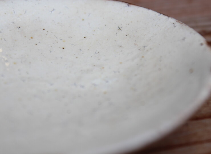 粉引石目小皿Ｅ