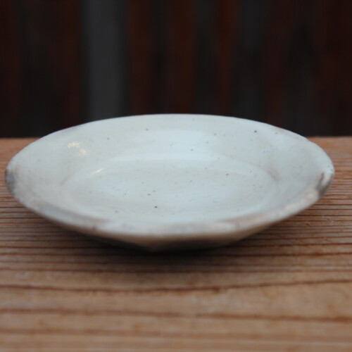 粉引面取小皿Ｉ