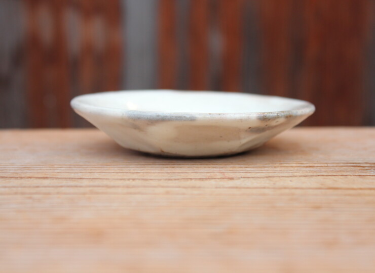 粉引面取小皿Ｉ