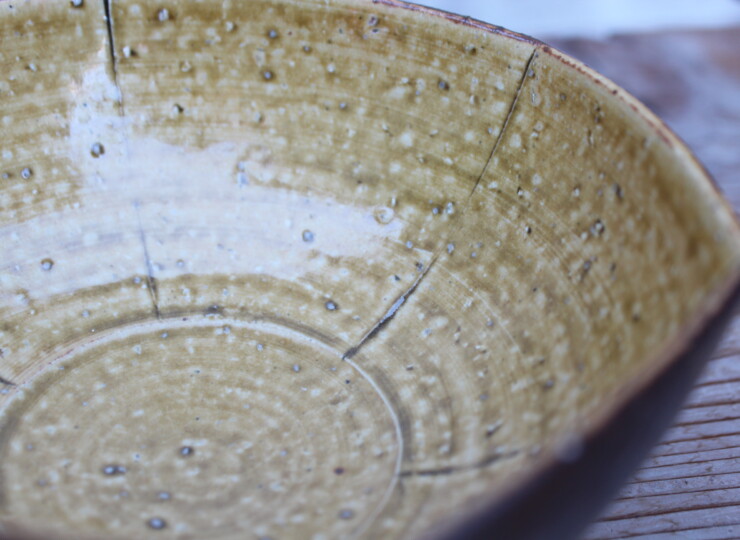 伊羅保六角鉢Ａ